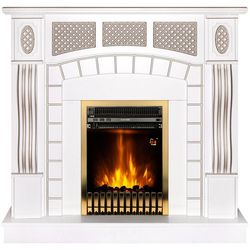 купить Камин электрический ArtFlame Amsterdam nut & Gala gold в Кишинёве 
