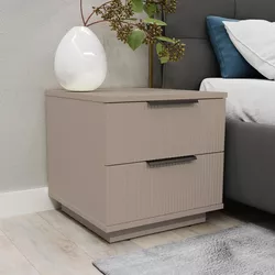 cumpără Noptieră Bayro Napoli 500x500x500 Positano серый камень în Chișinău 