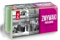 Губка для мытья посуды защита ногтей 2шт Anna Zaradna