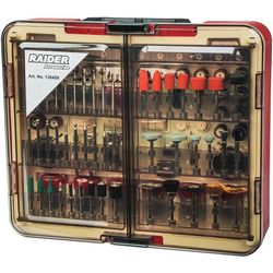 купить Набор головок, бит, насадок Raider 138409 комплект аксессуары для гравировки 418шт. в Кишинёве 