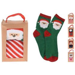 купить Домашний текстиль Promstore 51193 Носки рождественские женские в подарочной упаковке, полиэстер в Кишинёве 