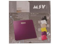 Весы напольные MSV белые