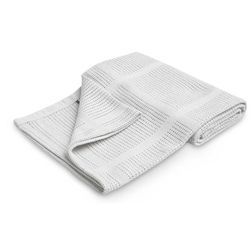 cumpără Lenjerie de pat pentru copii Sensillo 42703 Paturica Ajur Lulu 95x95cm Gri în Chișinău 