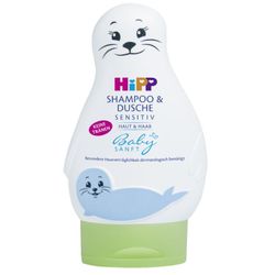 Детский шампунь и гель для купания HiPP BabySanft для тела и волос 200 мл