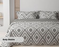 купить Домашний текстиль Relaxe Home 023433 Lenjerie de pat Soft Dreams (200x220 Euro) Grey Desire в Кишинёве 