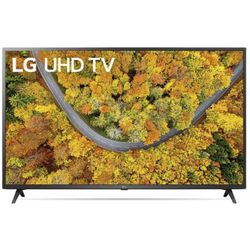 43" LED TV LG 43UP76006LC, Black (3840x2160 UHD, SMART TV, DVB-T2/C/S2)