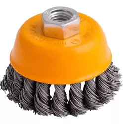 cumpără Set de tubulare, bite, duze Hoteche 590202 Perie de sârmă conică împletită 75mm M14 în Chișinău 