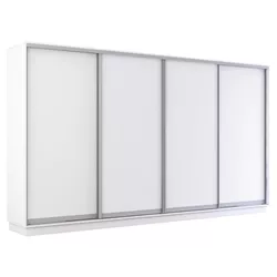 cumpără Dulap Mobildor-Lux Fox uși glisante din PAL (370x60x220H cm) Alb în Chișinău 