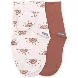 cumpără Accesoriu pentru înfășat Ity by Ingenuity 17381-072 Set 2 sisteme de infasat SwaddleMe Monogram, 0-3 luni, 1.0 TOG, Rising Sun în Chișinău 