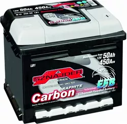 купить Автомобильный аккумулятор Sznajder 55008 50Ah Carbon EFB euro в Кишинёве 