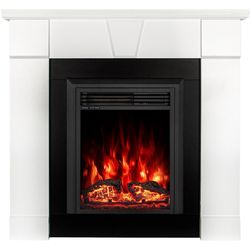 купить Камин электрический ArtFlame Elyon & Cris, 950x1000x270mm, Alb в Кишинёве 