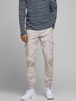 Брюки JACK&JONES Светло-серый