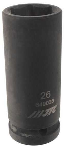 cumpără Set de tubulare, bite, duze JTC JTC-649026 головка торцевая ударная глубокая 3/4" 26 мм în Chișinău 