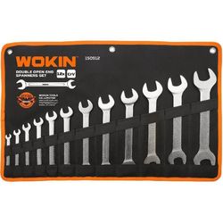 cumpără Set de unelte de mână Wokin 12 chei duble cu cap deschis Cr-V 6-32 mm (150912) în Chișinău 