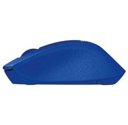 Wireless Mouse Logitech M330 Silent Plus, Optical, 1000 dpi, 3 buttons, Ergonomic, 1xAA, Blue