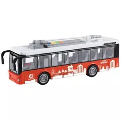 cumpără Mașină Wenyi WY911A Troleibus cu inertie "Single-deck Trolleybus" rosu (lumini,sunete) în Chișinău 