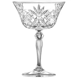 купить Посуда для напитков Promstore 32628 Set pahare pentru sampanie Melodia 6buc, 260ml в Кишинёве 