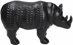 купить Декор Andrea Fontebasso 48858 Статуэтка Носорог 22cm H13cm, черный, керамика в Кишинёве 