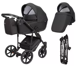 cumpără Сărucior pentru copii Angelina Carucior 2in1 Velio Black VE-11 în Chișinău 