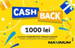 cumpără Certificat - cadou Maximum CashBack 1000 în Chișinău