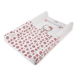 Пеленальная досочка (без подголовника) 50x70 Hello Kitty, белая, код 43745