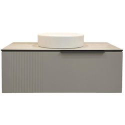 купить Шкаф под умывальник Bayro подвесной Torino 1000 под столешницу light grey в Кишинёве 