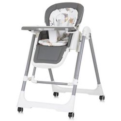 cumpără Scaun de masă Chipolino STHMS02401AS Milk Shake Ash Grey 2in1 în Chișinău 