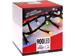 Огни новогодние "Змейка" 900LED разноцвет, 27m, in/out