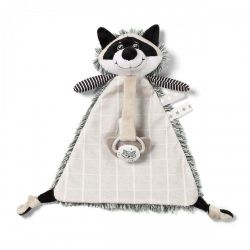 BabyOno игрушка с подвеской для соски Racoon Rocky