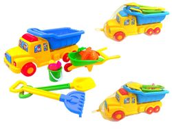 Набор игрушек для песка в машине 12ед, 50X20cm