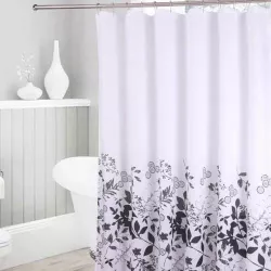 cumpără Perdea de duș Hydro S Bella, alb/gri/negru în Chișinău 