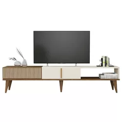 cumpără Comodă TV Trendy Milan Alt, Nuc, Crem în Chișinău 