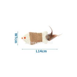 *Nobleza Cat Toy мышь канат L 14