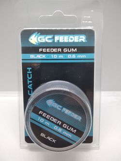 Амортизатор Feeder Gum 10м 0.6мм, Чёрный