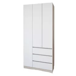 купить Шкаф Smartex (15862) N15 100cm St.Deschis+Alb в Кишинёве 