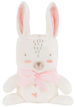 cumpără Lenjerie de pat pentru copii Kikka Boo 31103020110 Paturica 3D brodata Rabbits in Love în Chișinău 