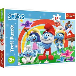 cumpără Puzzle Trefl 14374 Puzzles 24 Maxi: Smurf day în Chișinău 