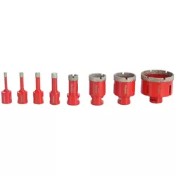 cumpără Set de tubulare, bite, duze MAR-POL M22594 carote diamantate 6-68mm Rapid Long-Life în Chișinău 
