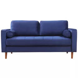 купить Диван Trendy Roma Albastru Marin, 90x70x175cm (2 locuri) в Кишинёве 