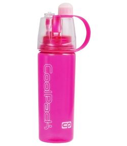 Бутылка-спрей для воды CoolPack "Mist" 600 ml розовая
