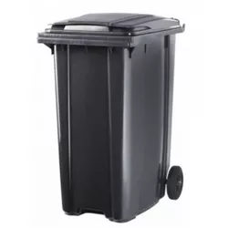 cumpără Coș de gunoi Uniplast 37209 Cos pentru transportarea deseurilor 360L pe roti (negru) HE în Chișinău 