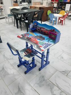 Детский столовый гарнитур со стулом 309 синий