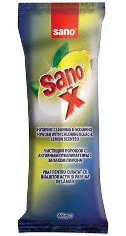 Sano порошок для чистки с хлором запаска, 600 г