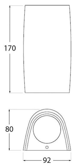 купить Светильник уличный Fumagalli MARTA 90 2L 7 Вт IP66 черный в Кишинёве 