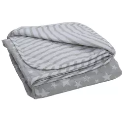 купить Домашний текстиль Dormeo Fusion Blanket Grey/White 140x200 (110085523) в Кишинёве 