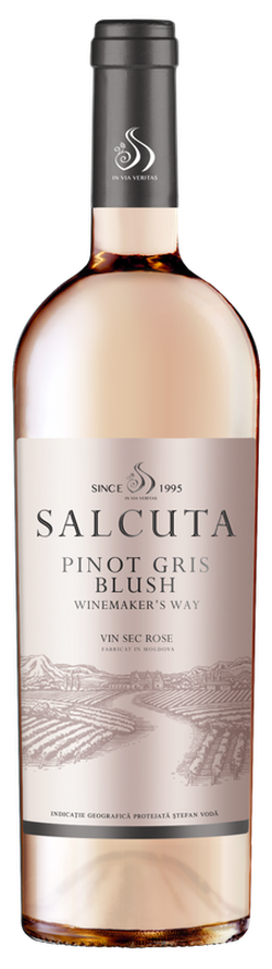 Вино Salcuta WW Pinot Gris Blush, розовое сухое, 0.75 Л