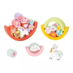купить Игрушка Huanger (52794) Joc de echilibru din lemn Unicorn, 21el, HP079 в Кишинёве 