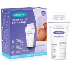 Пакеты для хранения молока Lansinoh 50 шт/180 мл