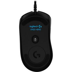 Gaming Mouse Logitech G403 Hero, Optical, 200-25600 dpi, 6 buttons, RGB, Onboard mem., Black, USB