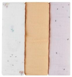 купить Аксессуар для пеленания Kikka Boo 31103010087 Pelinci de muselina Hedge-hugs, 75x75cm, 3buc в Кишинёве 